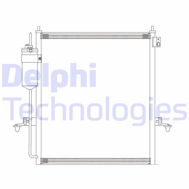 DELPHI Air conditioning condenser Article number: CF20286 cheaply