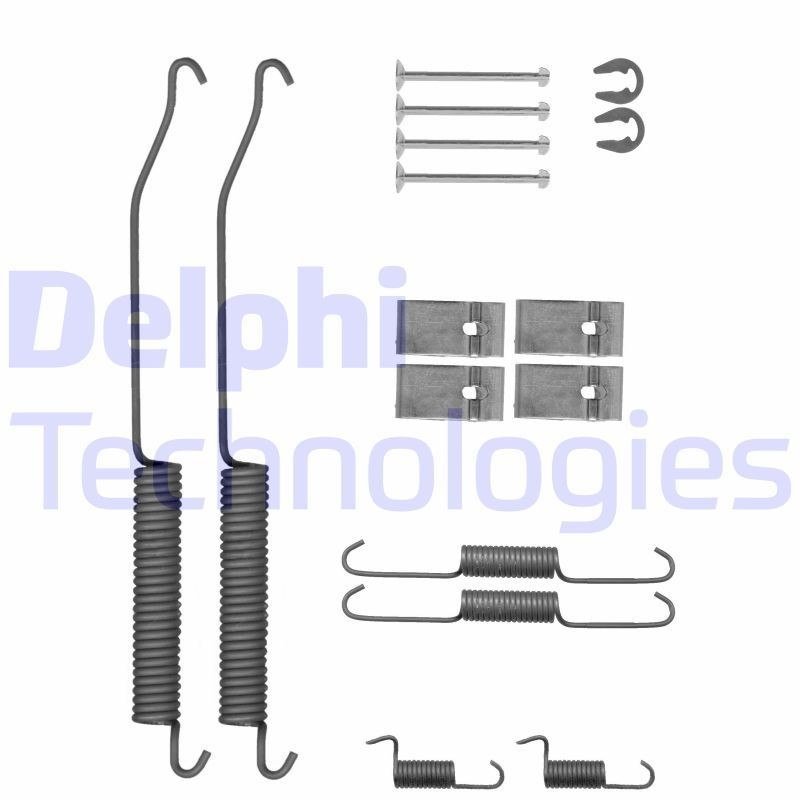 DELPHI LY1420 Lisakomplekt, Piduriklotsid NAVARA 2.5 dCi 4WD (D40TT, D40T, D40M, D40BB) 190 HP Diisel