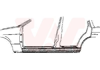 VAN WEZEL Rocker panel Article number: 1830104 cheaply