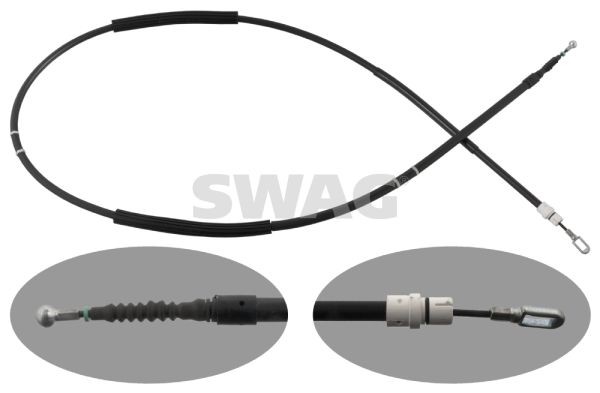 SWAG Håndbremsekabel Varenummer: 30 10 0563 billige