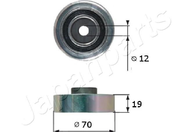 JAPANPARTS Deflection / Guide Pulley, v-ribbed belt Article number: RP-815 cheaply