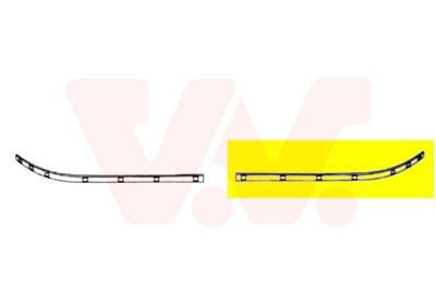 VAN WEZEL 3032481 Bumper moulding C-Class C 270 CDI 2.7 (203.216) 170 PS Diesel 2007