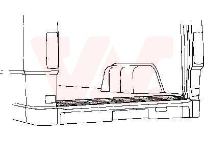 VAN WEZEL Body Floor, boot- / cargo area Article number: 3070236 cheaply