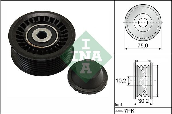 INA Deflection / Guide Pulley, v-ribbed belt Article number: 532 0668 10 cheaply