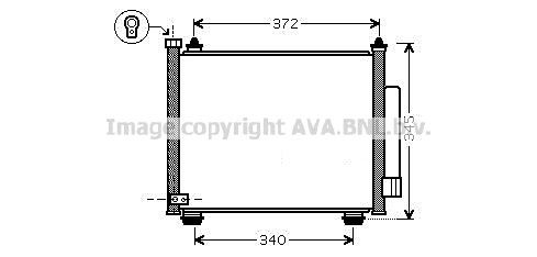 AVA COOLING SYSTEMS Air conditioning condenser Article number: SZ5089D cheaply