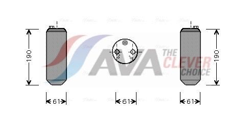 AVA COOLING SYSTEMS Intercooler Article number: VN4361 cheaply
