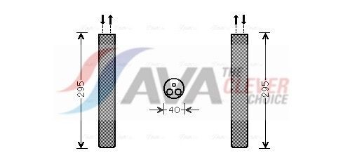 AVA COOLING SYSTEMS Dryer, air conditioning Article number: VND304 cheaply