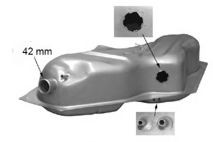 VAN WEZEL Brændstoftank Varenummer: 3730087 billige