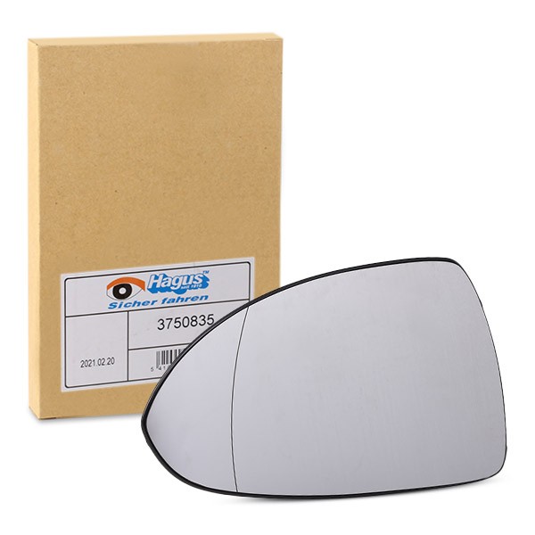 VAN WEZEL Mirror Glass, outside mirror Article number: 3750835 cheaply