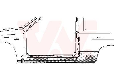 VAN WEZEL Rocker panel Article number: 3770101 cheaply