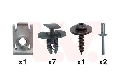 VAN WEZEL Mounting Kit, mud guard Article number: 4029796 cheaply