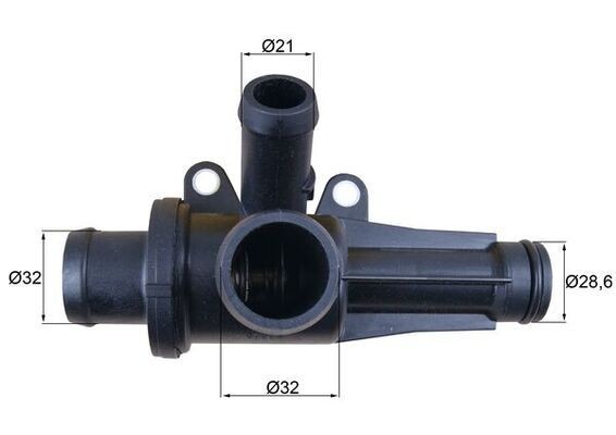 MAHLE ORIGINAL Thermostat Article number: TH 45 87 cheaply
