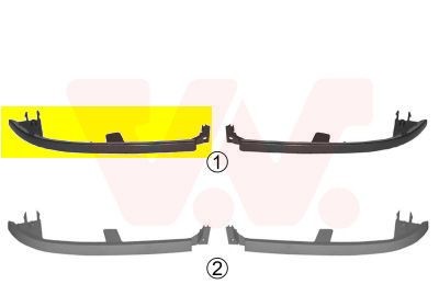 VAN WEZEL Headlight Trim Article number: 4337512 cheaply