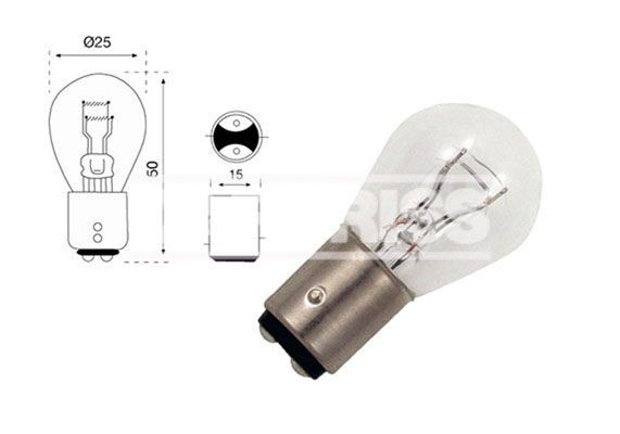 CARPRISS Bulb, brake / tail light Article number: 79780263 cheaply