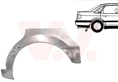 VAN WEZEL Sidewall Article number: 5834147 cheaply
