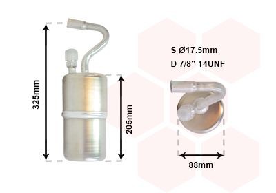 VAN WEZEL Filtre déshydratant, climatisation UGS: 5900D097 à bon prix