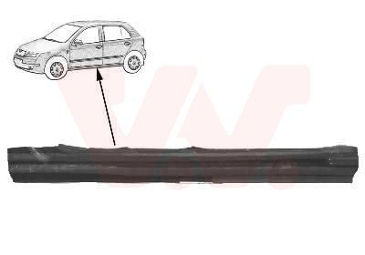 VAN WEZEL Rocker panel Article number: 7625103 cheaply
