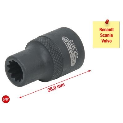 KS TOOLS Socket, brake caliper Article number: 460.0970 cheaply