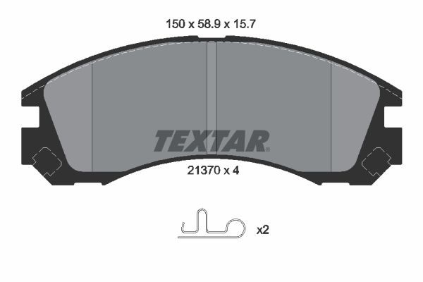 TEXTAR Piduriklotsid Artikli number: 2137001 soodsalt