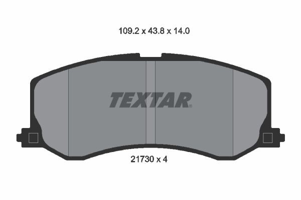 TEXTAR Brake pad set Article number: 2173001 cheaply