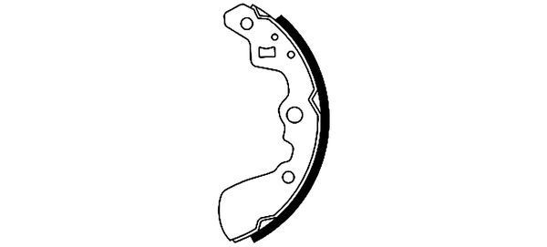 TEXTAR Brake Shoe Set Article number: 91042600 cheaply