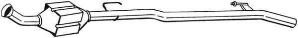 BOSAL Catalytic converter Article number: 099-105 cheaply