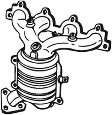BOSAL Catalytic converter Article number: 099-408 cheaply
