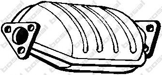 BOSAL Catalytic converter Article number: 099-585 cheaply