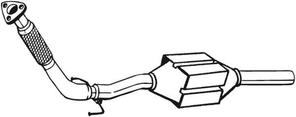 BOSAL Catalytic converter Article number: 099-746 cheaply