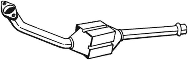 BOSAL Rear silencer Article number: 135-701 cheaply