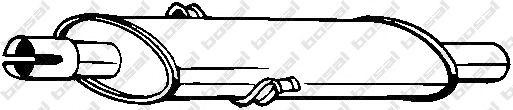 BOSAL Front Silencer Article number: 148-137 cheaply