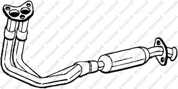 BOSAL Front Silencer Article number: 154-909 cheaply