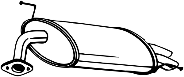 BOSAL Front Silencer Article number: 185-139 cheaply