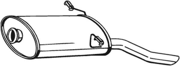BOSAL Rear silencer Article number: 190-041 cheaply