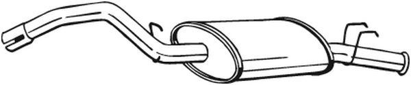 BOSAL Rear silencer Article number: 200-977 cheaply