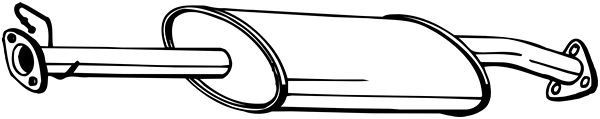 BOSAL Middle silencer Article number: 211-073 cheaply
