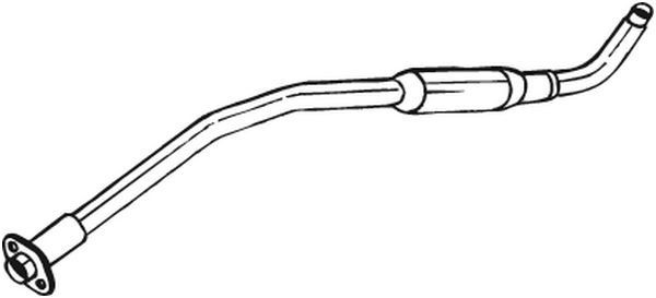 BOSAL Middle silencer Article number: 228-147 cheaply