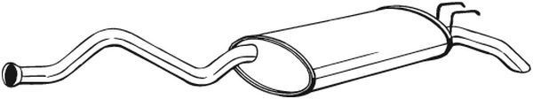 BOSAL Rear silencer Article number: 281-335 cheaply