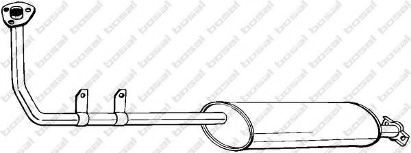 BOSAL Front Silencer Article number: 281-687 cheaply