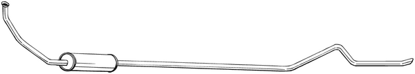 BOSAL Rear silencer Article number: 293-641 cheaply