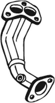 BOSAL Exhaust Pipe Article number: 753-229 cheaply