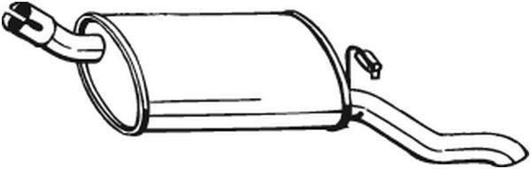 BOSAL Exhaust Pipe Article number: 789-789 cheaply