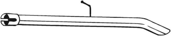 BOSAL Exhaust Pipe Article number: 801-175 cheaply