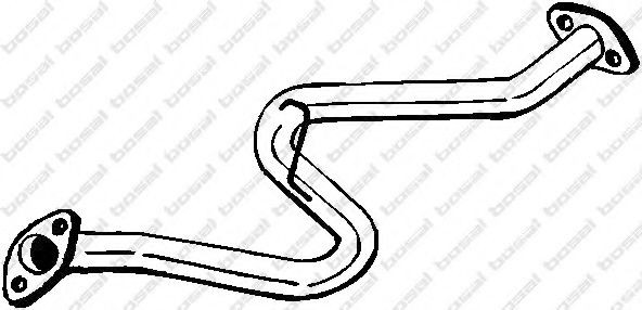 BOSAL Exhaust Pipe Article number: 837-679 cheaply