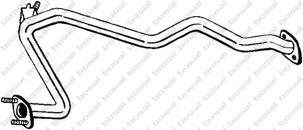 BOSAL Exhaust Pipe Article number: 884-313 cheaply