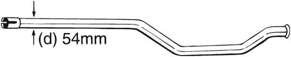 BOSAL Repair Pipe, catalytic converter Article number: 889-171 cheaply