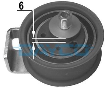 DAYCO Timing belt tensioner pulley Article number: ATB2104 cheaply