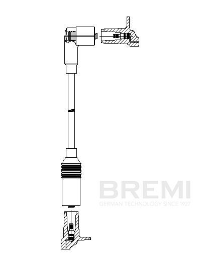 BREMI Ignition lead Article number: 115/40 cheaply