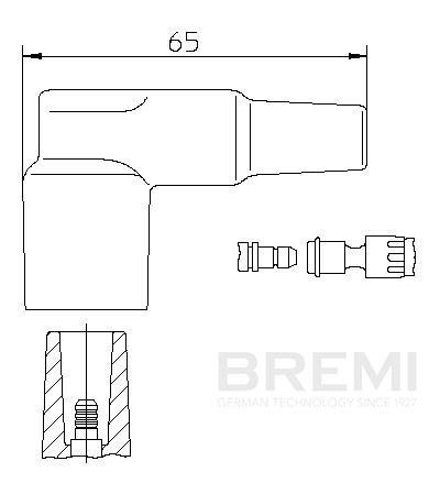 BREMI Plug, distributor Article number: 13210/1 cheaply