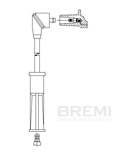 BREMI Ignition lead Article number: 6A29/27 cheaply